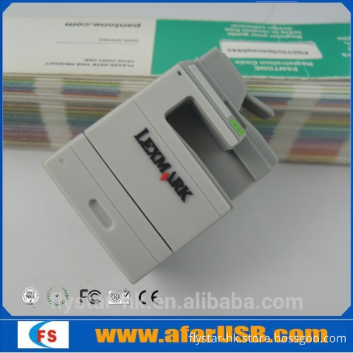 Design office printing gift 3D Custom Printer usb flash memory